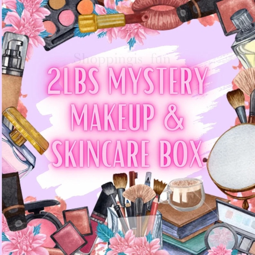 2 Pounds New Makeup Mystery Box Womens Cosmetics Loot Lot Bag Lipstick Blush Ey…
